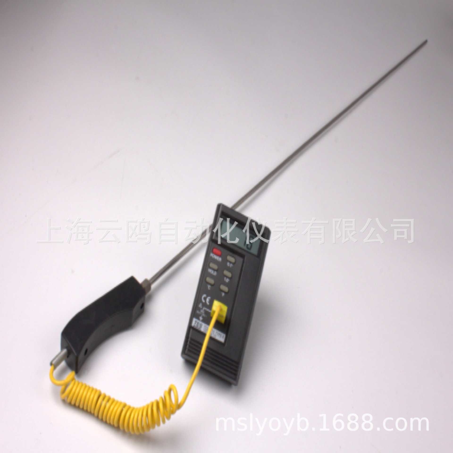 手持式铠装小手柄K型铠装热电偶WRNK-184温度传感器探头热电阻