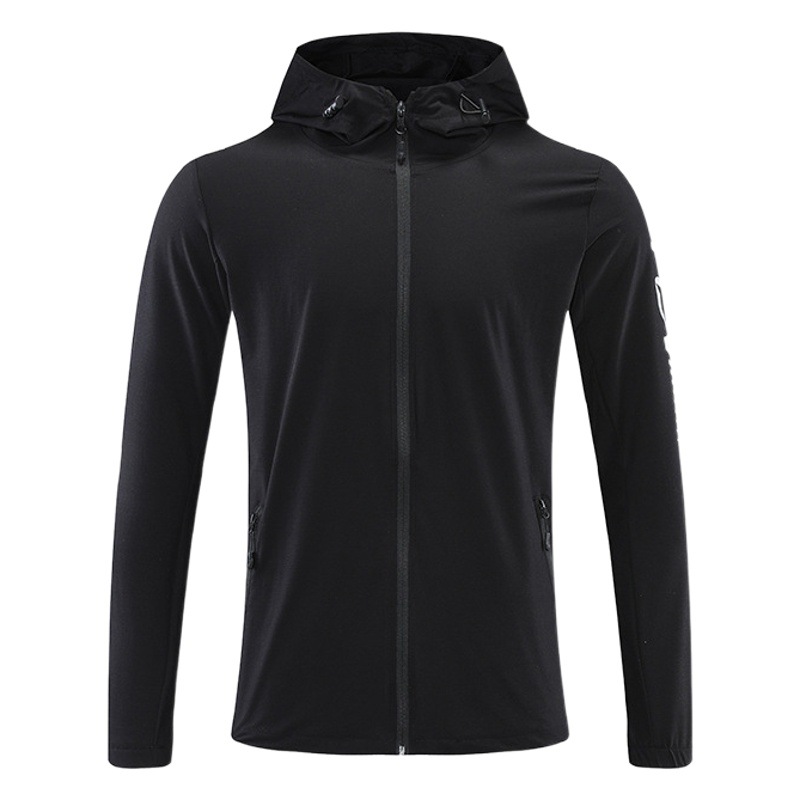 2022 Otoño Nueva chaqueta de los hombres de moda casual de cuello alto ropa superior chaqueta de los hombres de la capa impresa LOGOTIPO