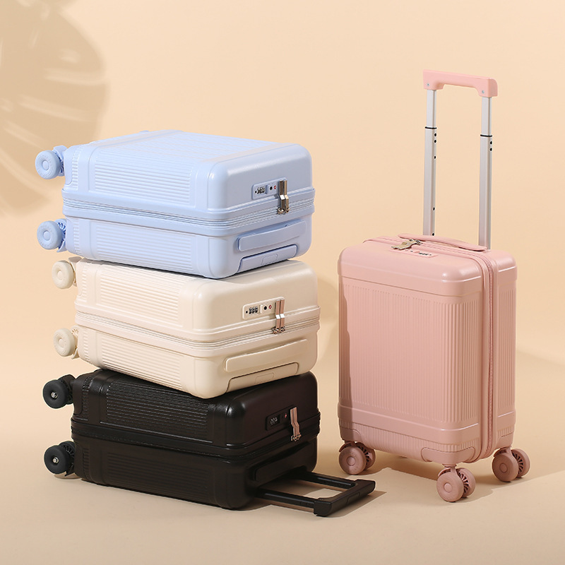 16inch Airline Suitcase 18inch Small Convenient Detachable Wheeled Travel Suitcase Women's Password Lock Carry-On Suitcase Small Luggage Suitcase