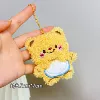 Full body bib bear + squeak (gold bead chain)