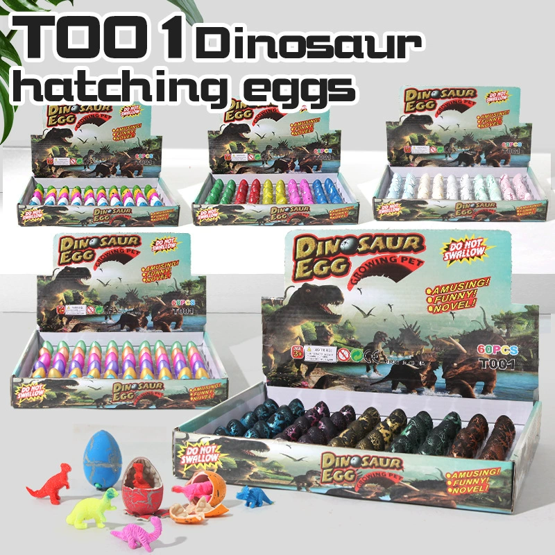 Трансграничные яйца динозавров, замоченные в воде, чтобы вылупить яйца в больших и маленьких динозаврах, детские маленькие модели динозавров, производители игрушек оптом