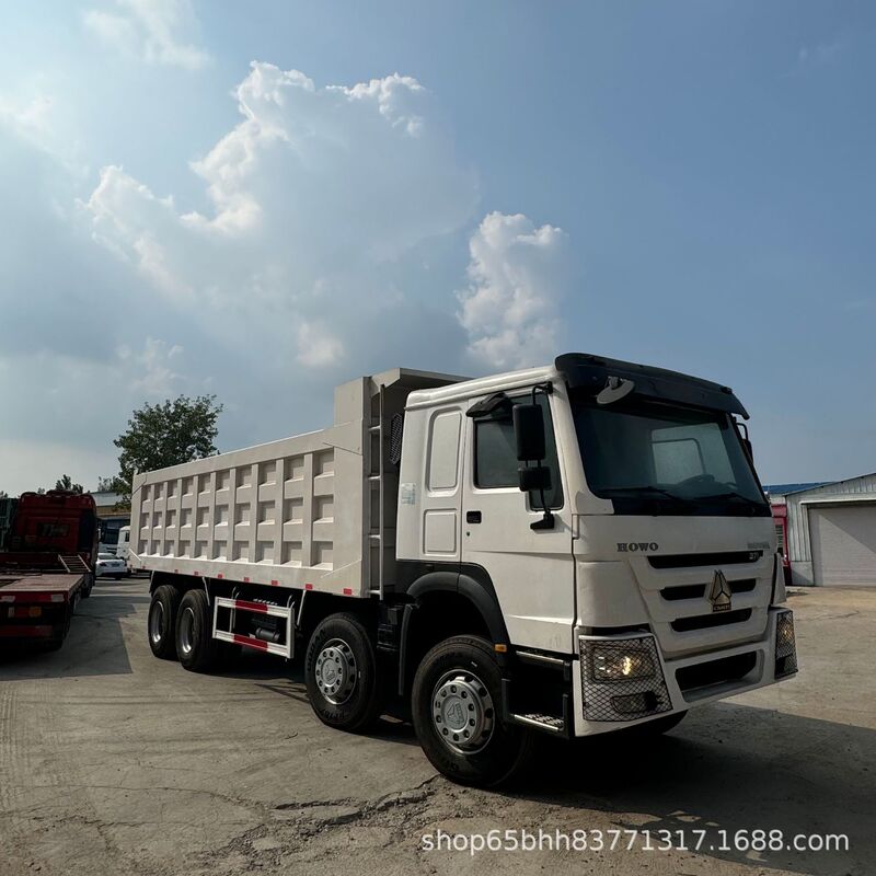 Factory Exports African Used Sinotruk Howo Dump Trucks, Front Four Rear Eight Engineering Vehicles, 371 Horsepower Dump Trucks