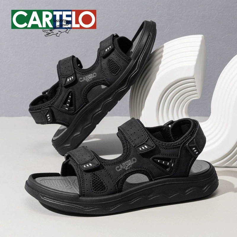 Картил крокодил сандалии для мужчин летом носить легкую мужскую обувь на открытом воздухе