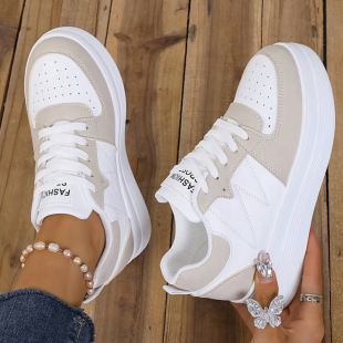 J 60797 Women's White Casual Board Shoes Ůʿ��ɫ���e��Ь��