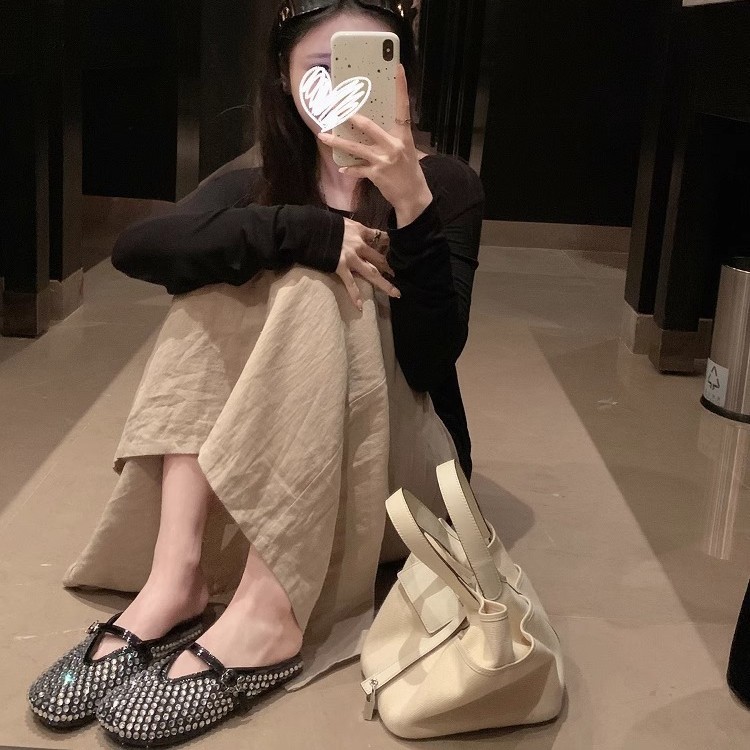 La madre de la uva es la misma ~ Viento perezoso de verano lleno de diamantes, red de pesca con cabeza perezosa, transpirable y medio arrastre, uso externo de verano