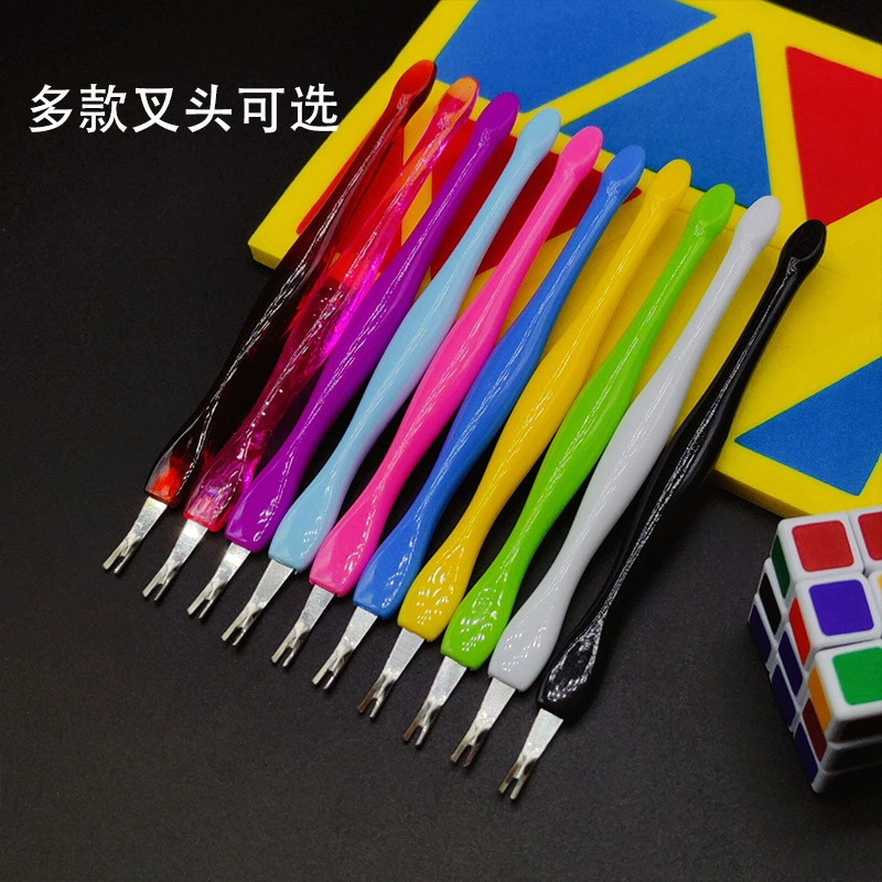 Заводская прямая глубокая V-образная вилка из нержавеющей стали с омертвевшей кожей толчок отшелушивающая маникюрная лопата с омертвевшей кожей в наличии