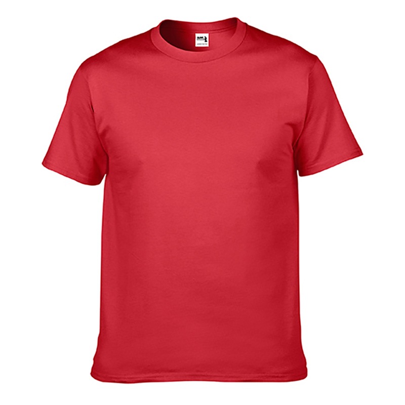 Camiseta de manga corta de color sólido Gildan Camiseta de 210g de cuello redondo de algodón personalizado Camiseta de cuello redondo para hombre personalizada