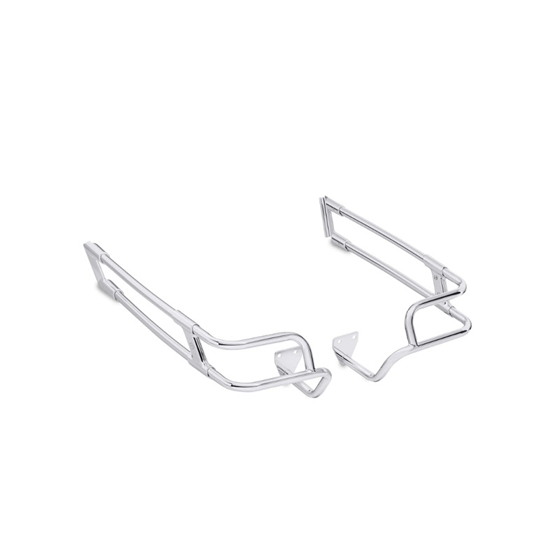 Harley Gliding Supreme Street Flagship Highway st Double Light Road King Modified Side Box Bumper Bars 14-23