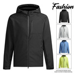 户外无缝情侣加绒软壳衣外套连帽休闲防风夹克冲锋衣