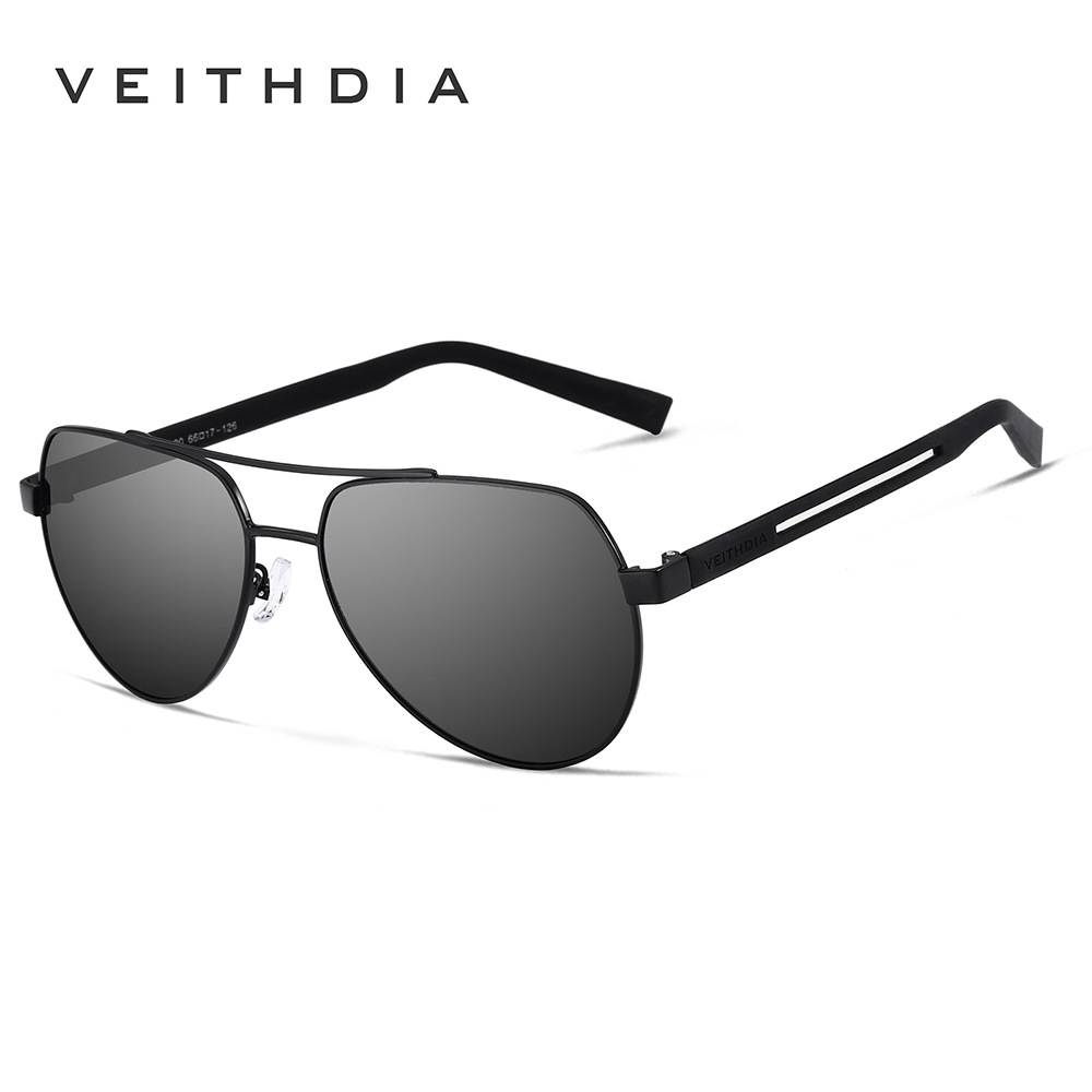 Gafas de sol revestidas resistentes a los rayos UV polarizadas para hombres Acero inoxidable 2022 Nuevo espejo de rana en stock al por mayor 2800