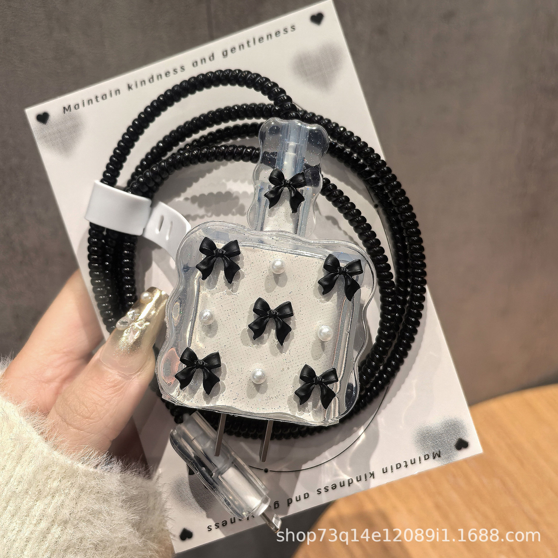 Funda protectora para cable de datos Apple 15 16 20W, funda protectora para cargador de carga rápida antirrotura, resina epoxi.