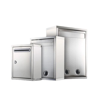 Community Stainless Steel Mailbox, House Floor-Standing Mailbox, Wall-Mounted Mailbox, Mailbox, Outdoor Storage Cabinet, Rainproof