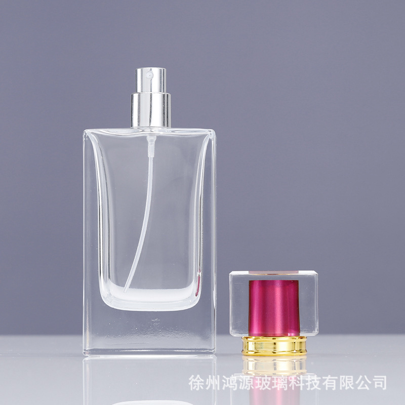 香水詰め替えボトル化粧品プレス連続スプレーボトルバヨネット透明ガラス香水ボトル香水ボトル裸ボトル|undefined