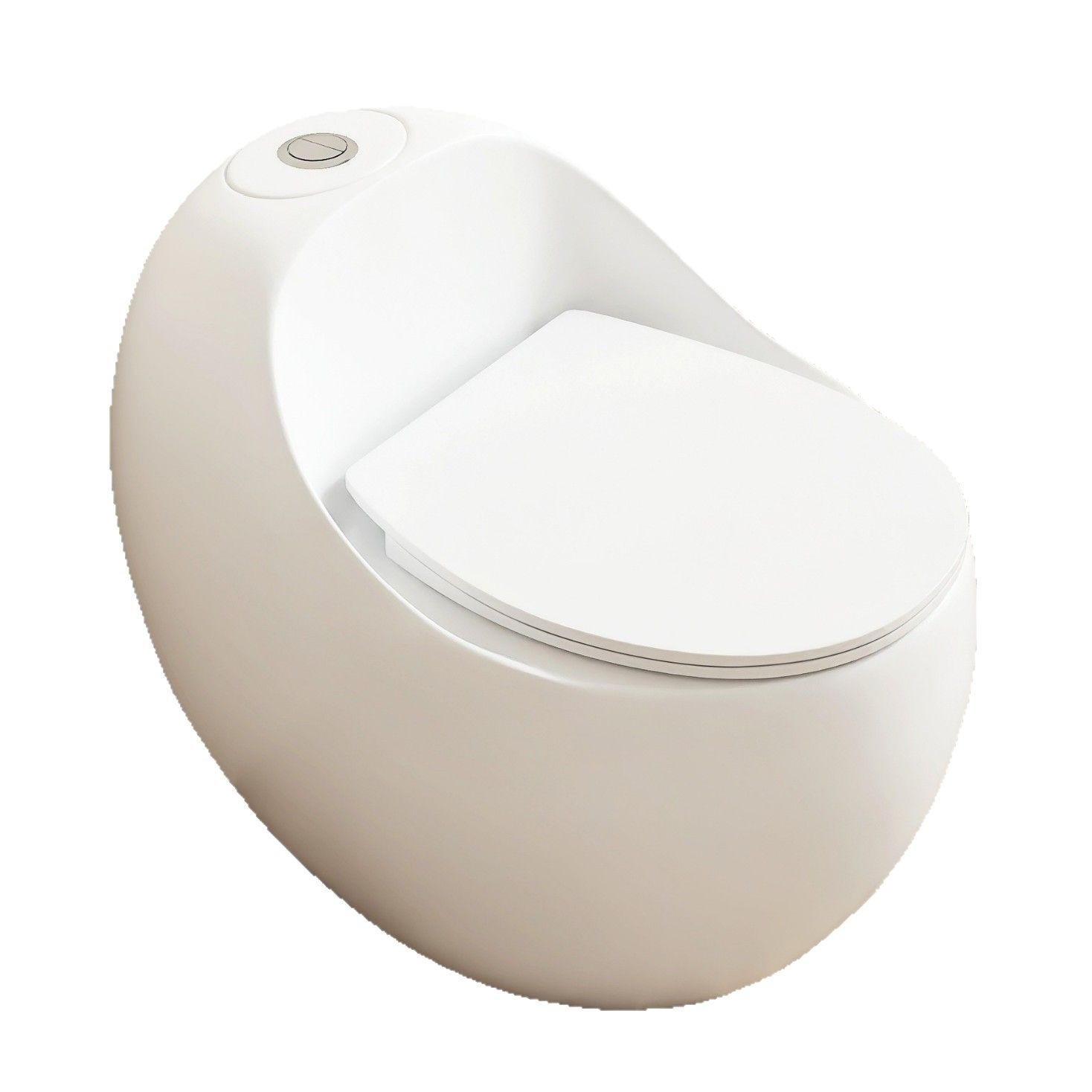 Nuevo huevo pequeño apartamento huevo huevo inodoro sifón tubo completo glaseado inodoro en forma de huevo hotel B & B al por mayor