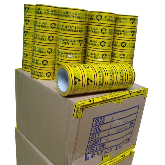 黄黑警示胶带 防静电警示地板胶 防静电警示地胶带 警示胶带