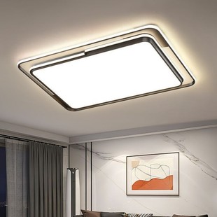 Led Rectangular Living Room Ceiling Lamp Modern Minimalist Hall Accessible Luxury New Style Guangdong Zhongshan Lamps Bedroom Restaurant