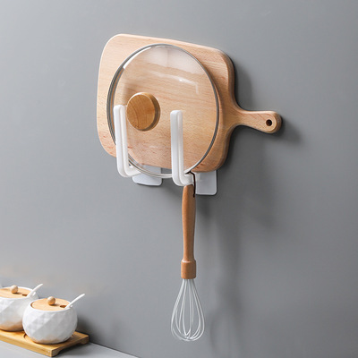 multi-function Cutting board rack Cutting Board Rack Lid Free punch kitchen Roll holder pylons Fresh keeping film Shelf Wall mounted