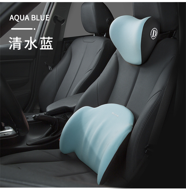 Car Accessories Headrest Neck Pillow Car Seat Cervical Spine Neck Support Pillow In-Car Lumbar Support Upgraded Version