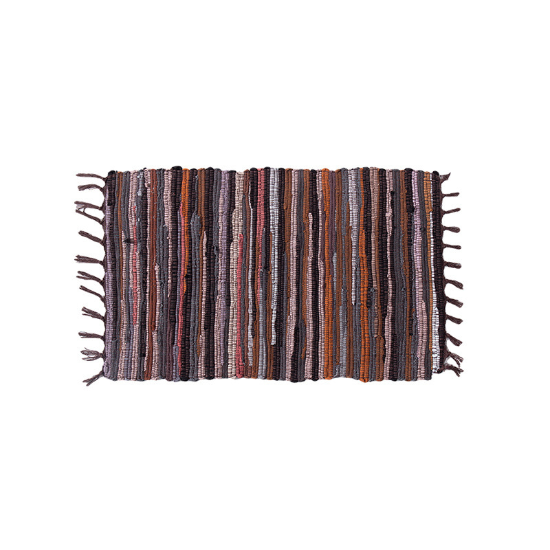 Comercio exterior transfronterizo alfombra de algodón trenzada moderna simple alfombra de cama doméstica alfombra retro lavable a máquina