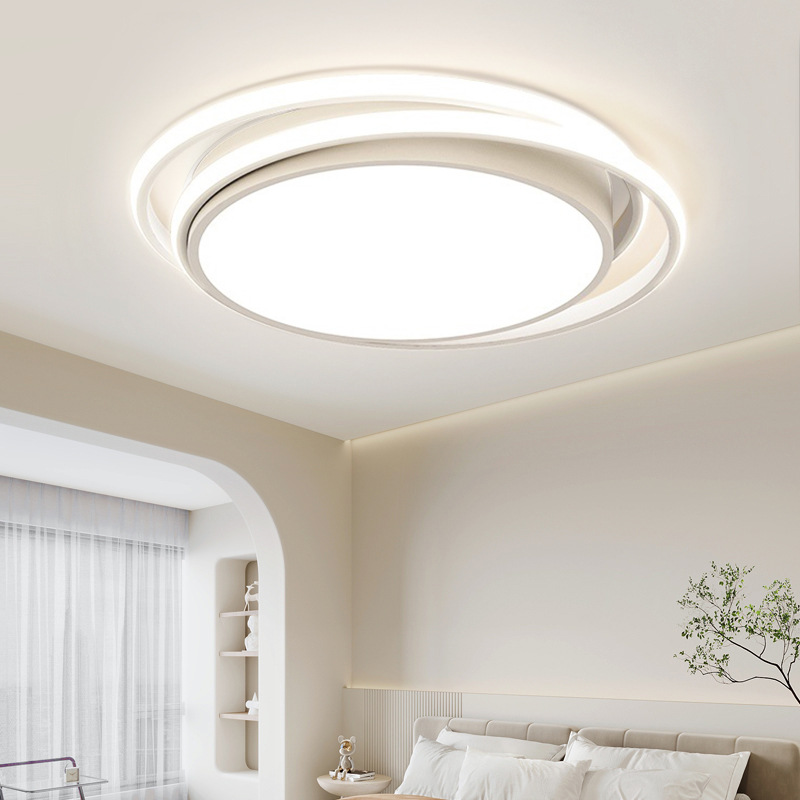 Lámpara de techo LED de espectro completo para sala de estar, nueva lámpara moderna minimalista con protección para los ojos para iluminación de estudio y dormitorio.