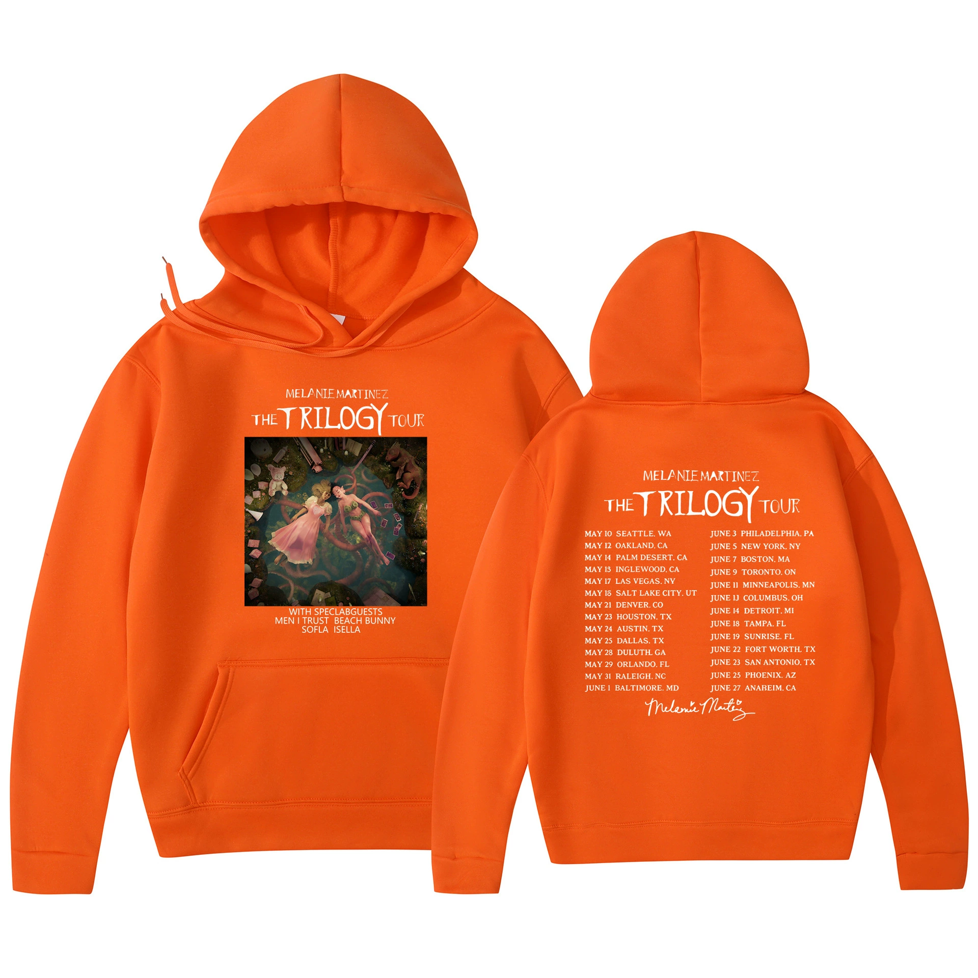 Худи‑пуловер (Foreign Trade) Melanie Martinez «The Trilogy Tour» с принтом, унисекс, размеры S–3XL