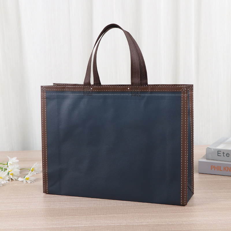 Bolsa de compras de ropa no tejida impresión creativa almacenamiento bolsas de tela no tejida al por mayor bolsas de mano de gran capacidad cubiertas por película tridimensional