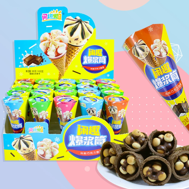 Сетка Red Cun Fun Cu Шоколадное печенье Шоколадное печенье Хрустящее мороженое формы повседневные закуски печенье оптом