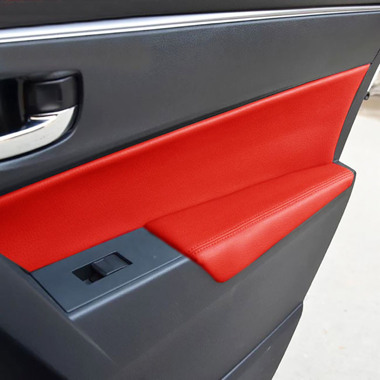14-18 Lei Ling New Corolla Door Panel Bag Leather Cover Double-hold Door Armrest Wrapping Leather Armrest Leather Cover Renovation