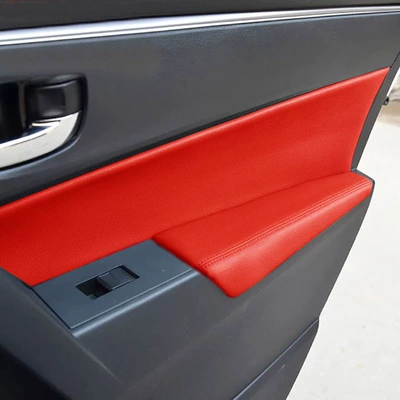 Door Armrest Wrapping Leather Armrest — Sürətlər qutusu və əl tormozu başlıqları - 4-door-armrest-leather-red-glue-tool