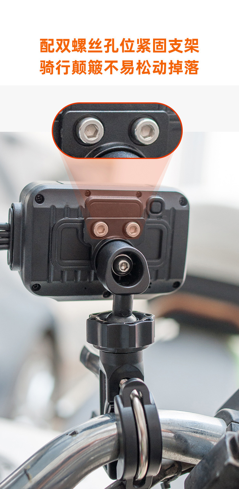 Motorcycle Dashcam, High-Definition Waterproof Front and Rear Cameras, Electric Vehicle Riding Recorder, Exclusively for Cross-Border Sales