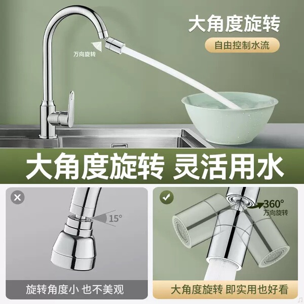 Kitchen faucet anti-splash artifact kitchen sink special extender…