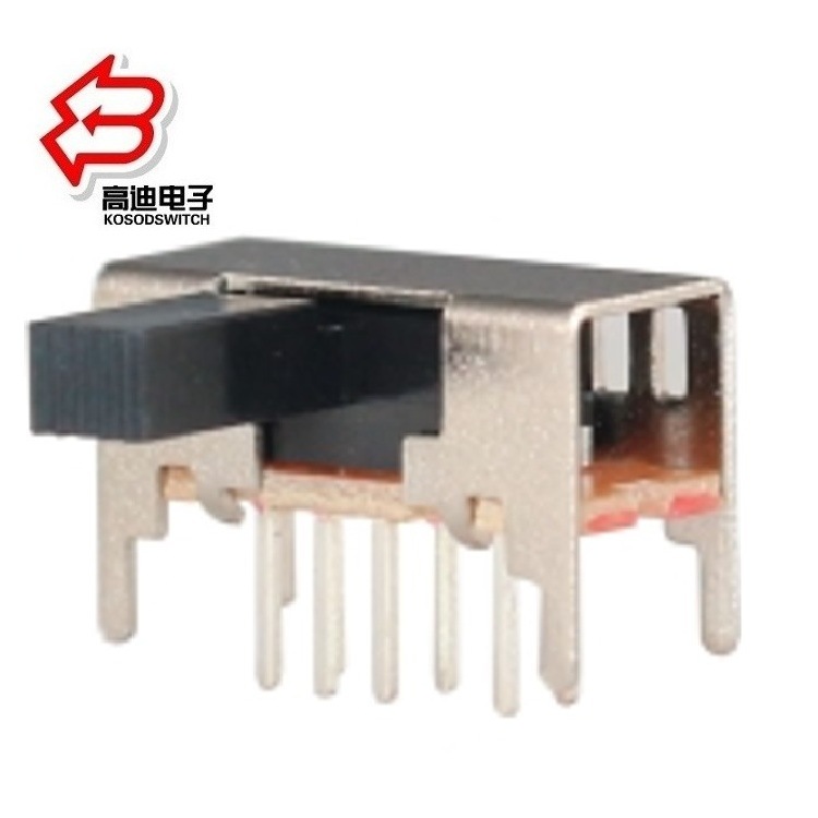 侧柄三档滑动开关3位   3档拨码开关行程2   批发3挡拨动开关3位