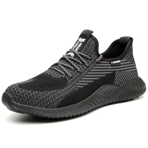 Cross-border labor protective shoes with anti-punching, anti-piercing, lightweight, fashionable, flyknit, wear-resistant, non-slip, anti-odor, comfortable, and safety protection.