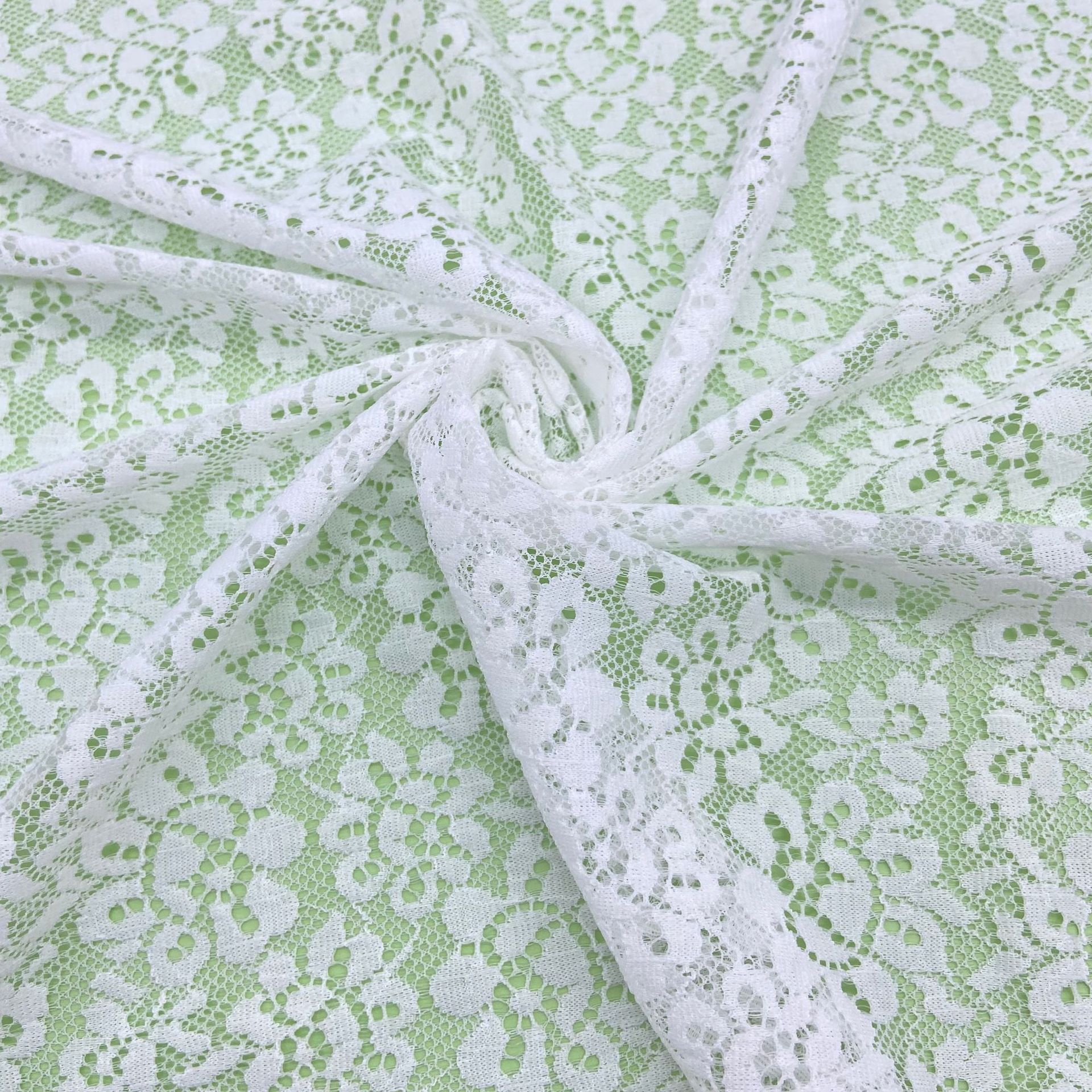 Fabricante de encaje clásico flor de ciruela pequeña vestido de boda accesorios de encaje