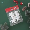2024 Christmas Decorations Pendant Foam Sequ Snowflake Penda