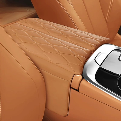 Suitable for Dongfeng Fengxing Tsevo Armrest box pad - fengxing-yacht-thunder-tsevo-brown
