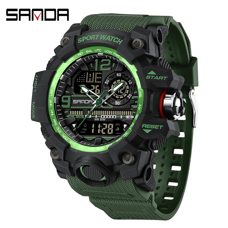 3133 [men’s style] black and green