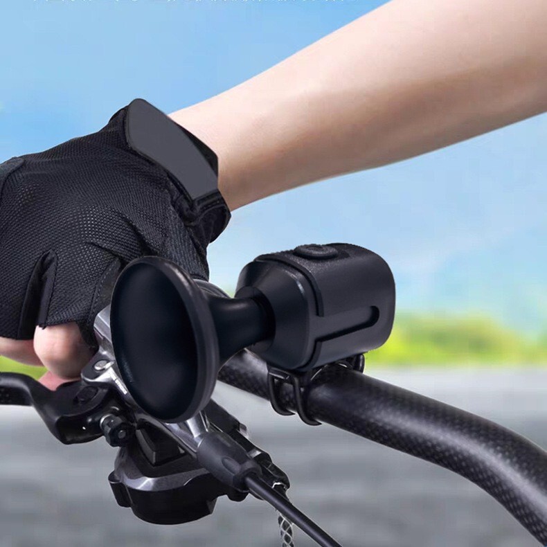 クロスボーダー自転車騎乗電子ラッパマウンテンバイクベル自転車電気ラッパベル警告ベル騎乗部品|undefined