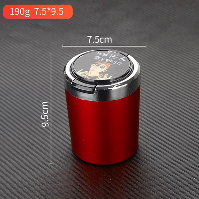 Wholesale car supplies car Car ashtray - internet-celebrity-single-red