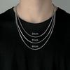 Brand universal necklace stainless steel hip-hop style, base lightening hair dye, simple and elegant design