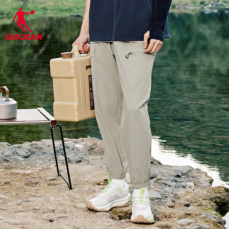 Jordan Moisture-Absorbent Quick-Drying Elastic Cuffed Pants for Boys 2025 Summer New Style Mall Same Style Woven Official Authentic