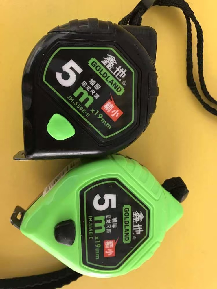 Shanghai tres anillos de cinta de acero 5m 10m espesor endurecido auténtico Luban regla de caja de precisión regla de medición de regla real