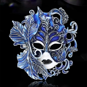 New Hot-Selling Fashion Creative Heavy-Duty Enamel Oil-Drip Carnival Mask Brooch Alloy Personality: Br4619
