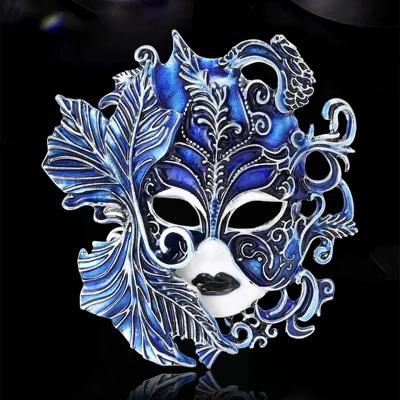 New Hot-Selling Fashion Creative Heavy-Duty Enamel Oil-Drip Carnival Mask Brooch Alloy Personality: Br4619