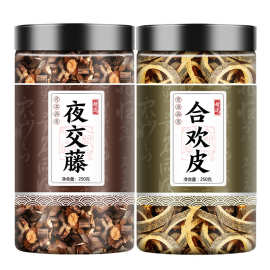 中药材野生夜交藤新货泡茶泡水泡脚睡眠何首乌藤合欢皮XZ