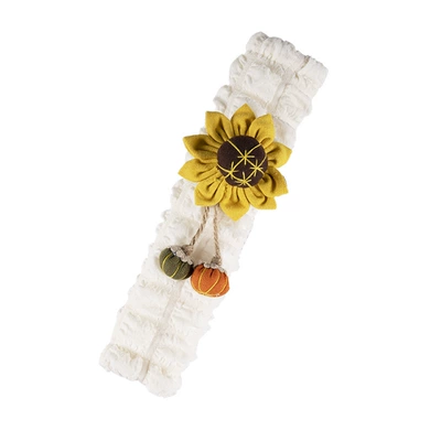 Seat belt shoulder pad, Car Seat Belt Shoulder - puffy-shoulder-patch-pumpkin-sunflower