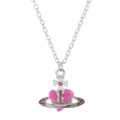 Pink heart necklace xl2810