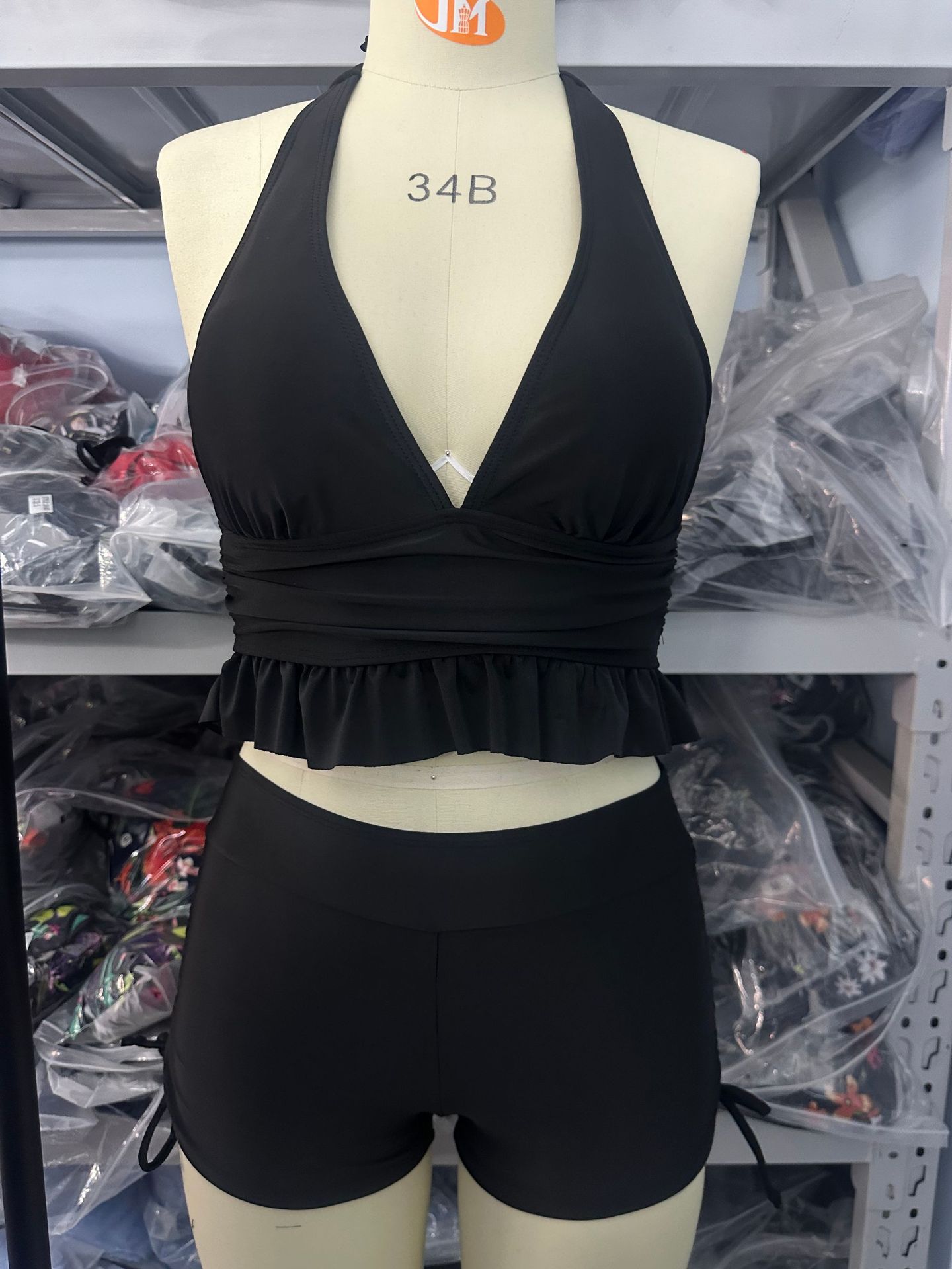 182g Weight Sexy Feel Of Sensation Mid Waist Panties Waist Normal Type Panties Style Bra&Panty Set Bra Category Polyester Fabric Type 2 Pieces Set Quantity Swimming Pool, Beach Occasion Solid Color Pattern Women's Gender Women's Solid Color 2 Pieces Set Bikinis Swimwear 3