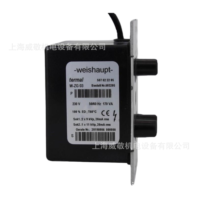 W-ZG03 2*9KV 高压包 weishaupt 威索燃烧器专用点火