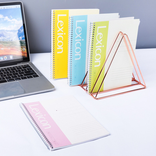 Deli Spiral A5 Office Notepad Student Writing Diary Class Shorthand Listening Book Sub-coil Book